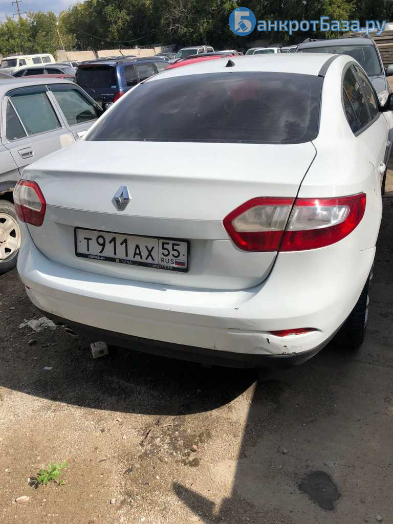 Лот №8464.Автомобиль RENAULT Fluence, 2014 г.в., г/н Т911АХ55, VIN  X7LLZL70F50520113.Собственник(должник)Усубян